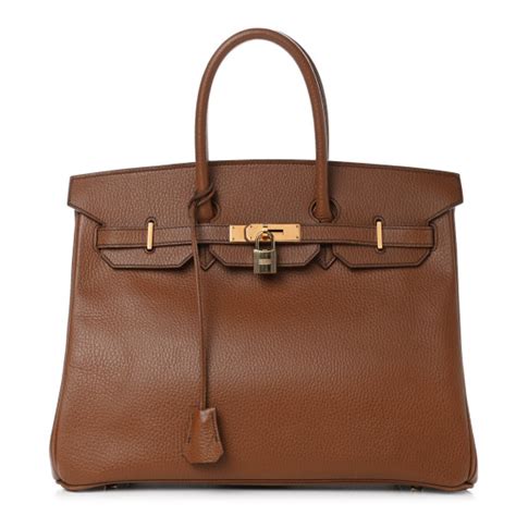 noisette hermes|HERMES Ardennes Birkin 35 Noisette 824987 .